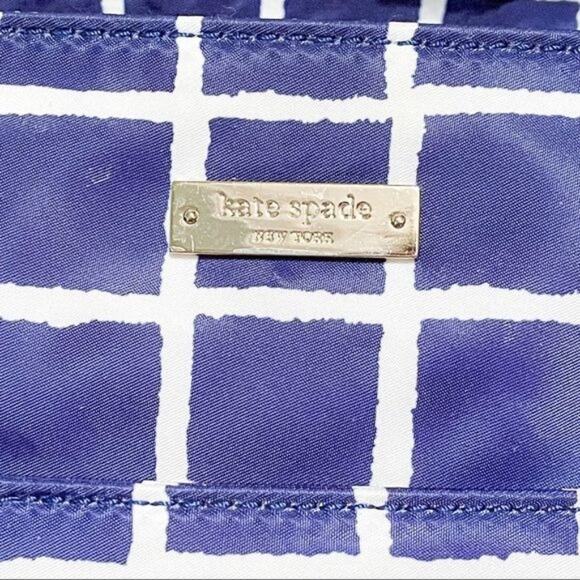 Kate Spade Seaside Nylon Francis Baby Bag Navy White - Picture 11 of 12